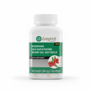 Longrich Shenxing Sea Buckthorn – Capsules Huile de Baie 500 mg × 120