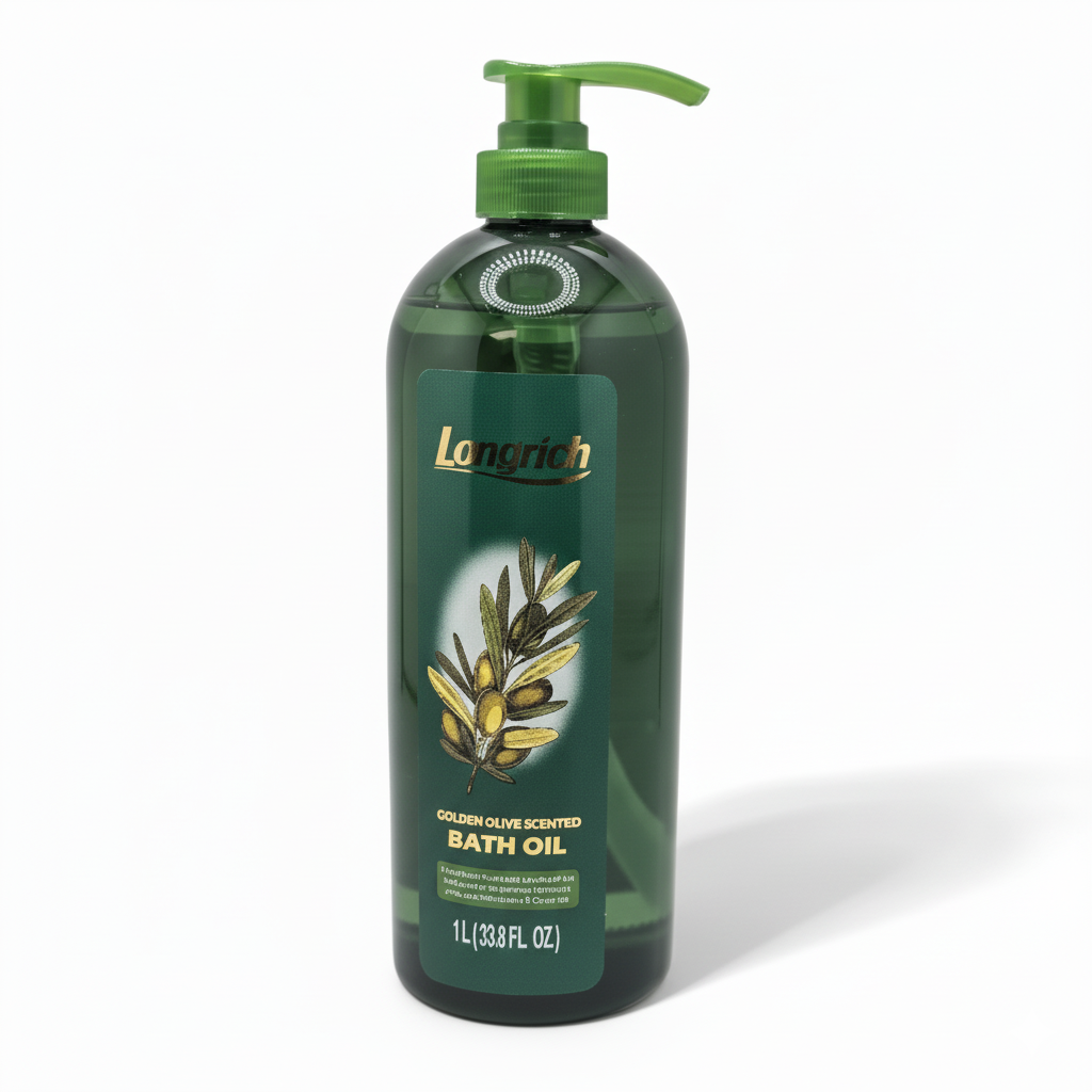 Longrich Golden Olive – Huile de Bain Parfumée à l’Olive 1L